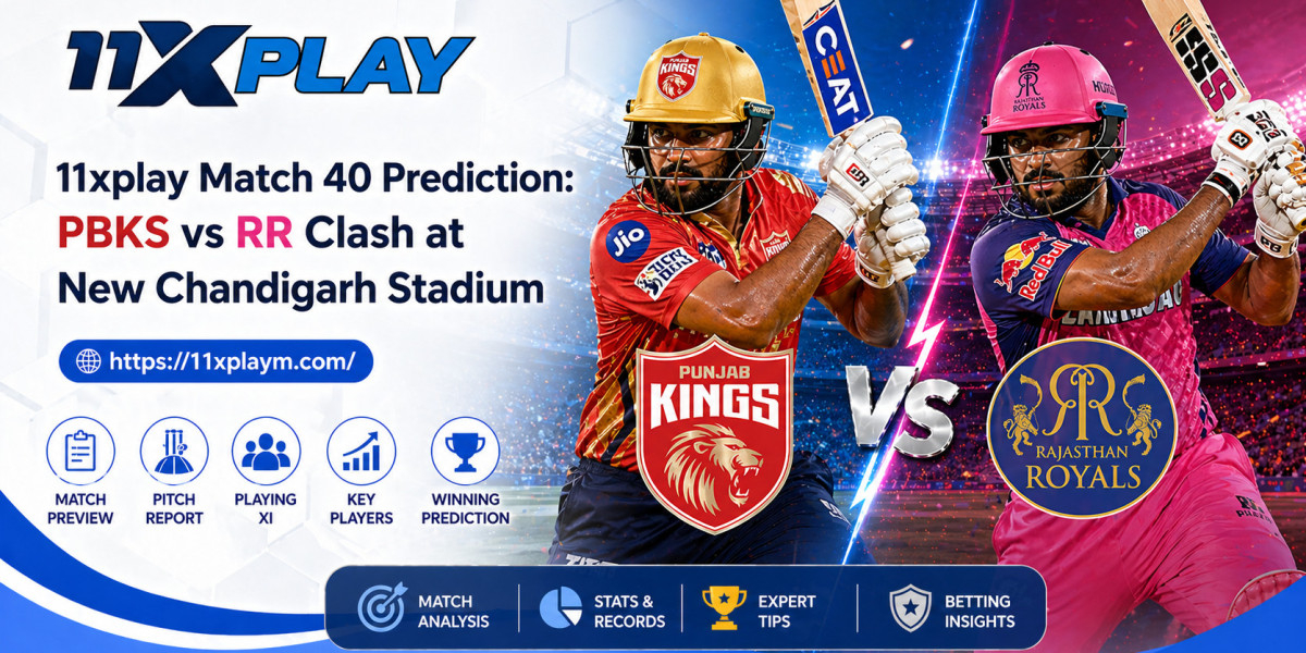 11xplay Match 40 Prediction: PBKS vs RR Clash at New Chandigarh Stadium