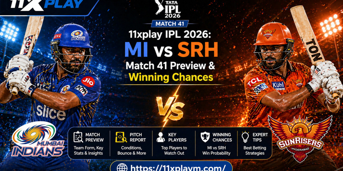 11xplay IPL 2026: MI vs SRH Match 41 Preview & Winning Chances