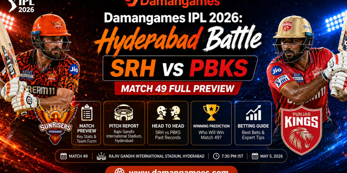 Damangames IPL 2026: Hyderabad Battle – SRH vs PBKS Match 49 Full Preview
