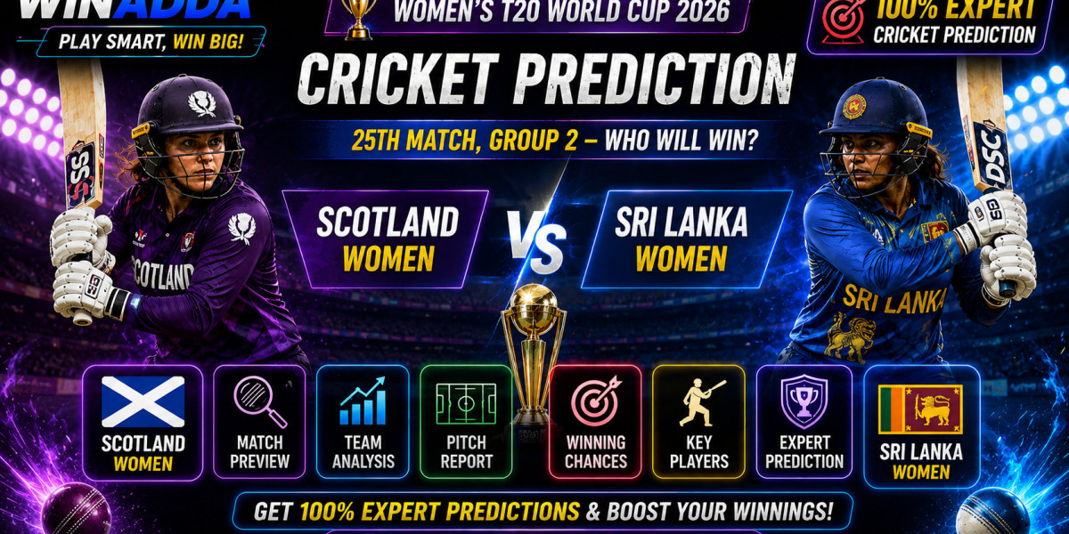 Winadda Cricket Prediction: Scotland Women vs Sri Lanka Women 25th Match, Group 2 – Who Will Win?