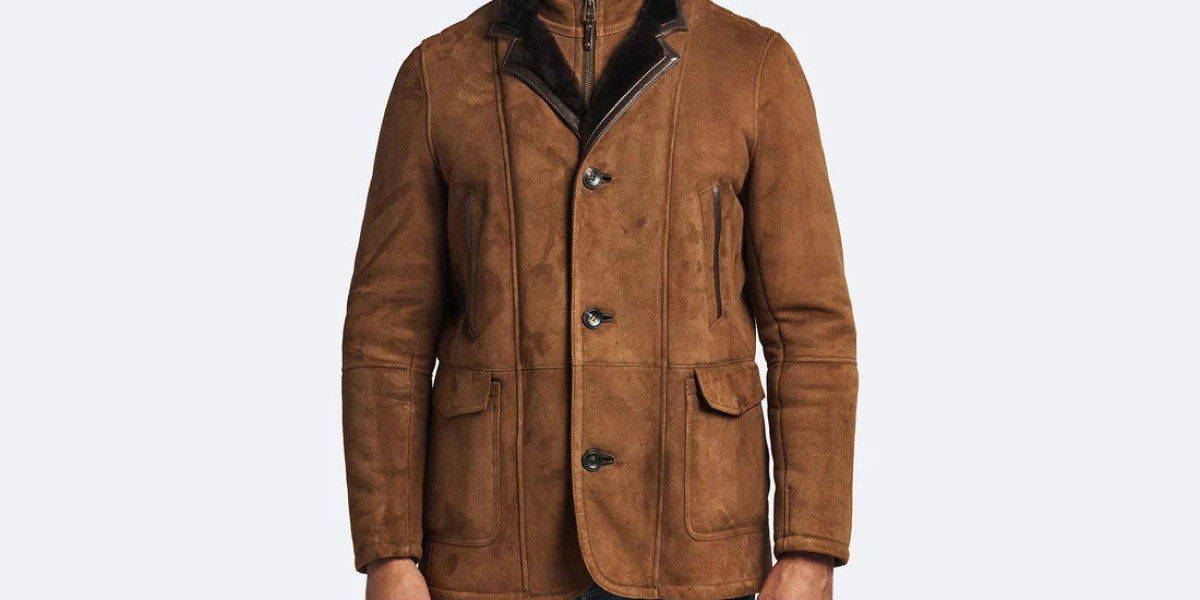Brown Shearling Jacket: A Classic Layer for Cold-Weather Days